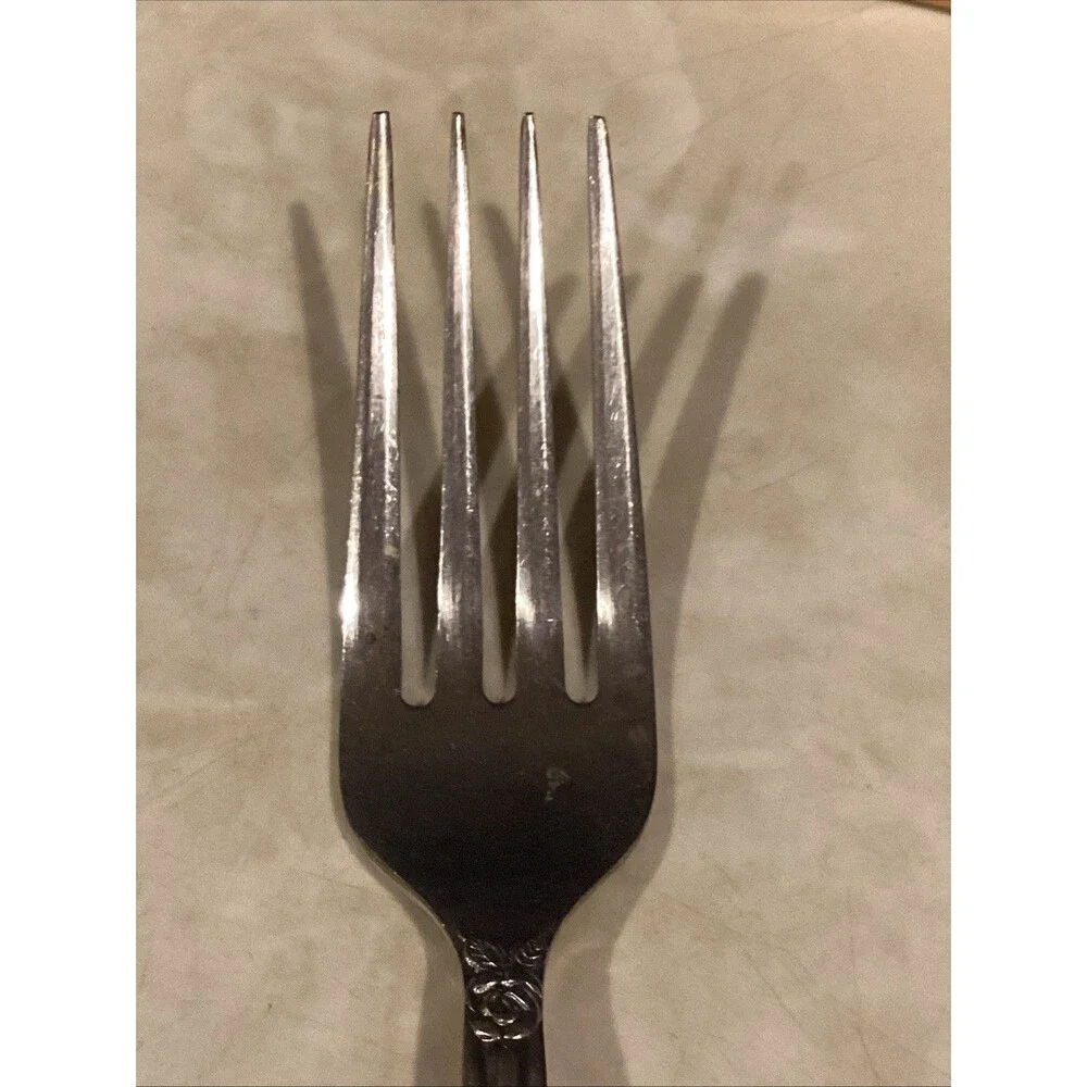 VTG Versailles by MSI Japan 1 Dinner Fork 7-3/8” Stainless Flatware Floral